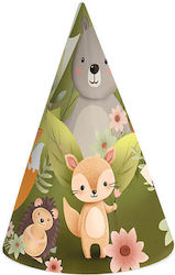 Waldfreunde Partyhüte, 6er-Pack