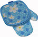 Sidirela Gänseblümchen Ofenhandschuh und Topfla...