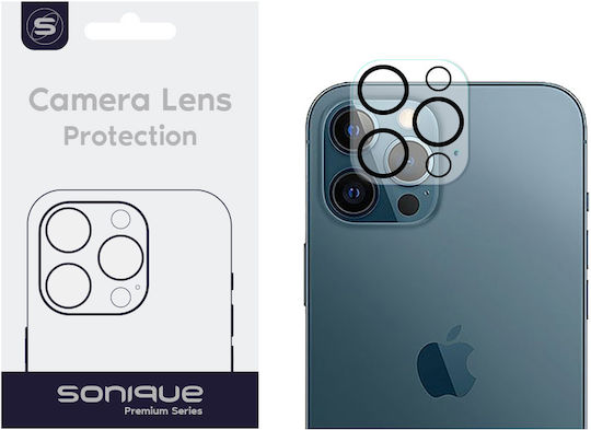 Sonique Προστασία Κάμερας Tempered Glass Μαύρο για το iPhone 12 Pro Max 808R10