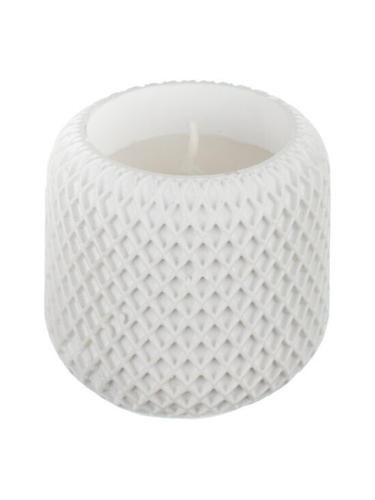 Aromatic Candle Favor Gypsum Container AK001 Plain Object White