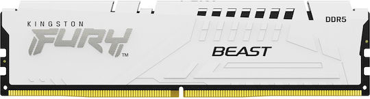 Kingston Fury Beast DDR5 με Module 1x16GB και Ταχύτητα 6400 για Desktop
