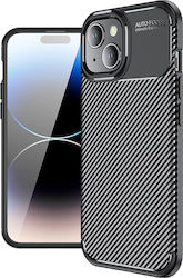 Techsuit Umschlag Rückseite Schwarz (iPhone 16)