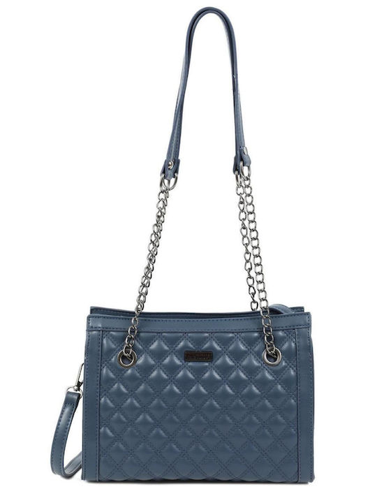 Doca Damen Tasche Schulter Blau