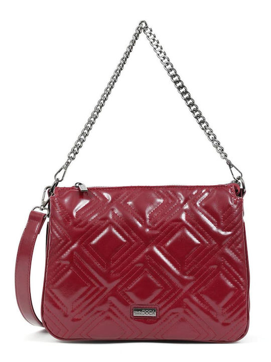 Doca Damen Tasche Schulter Rot