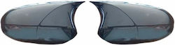 Mirror Covers Compatible Opel Astra G 1998-2010 Glossy Black Batman Style
