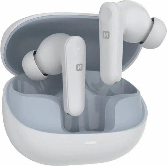 Swissten ANC Focus In-Ear Bluetooth-Freisprecheinrichtung Kopfhörer mit Ladeetui Weiß
