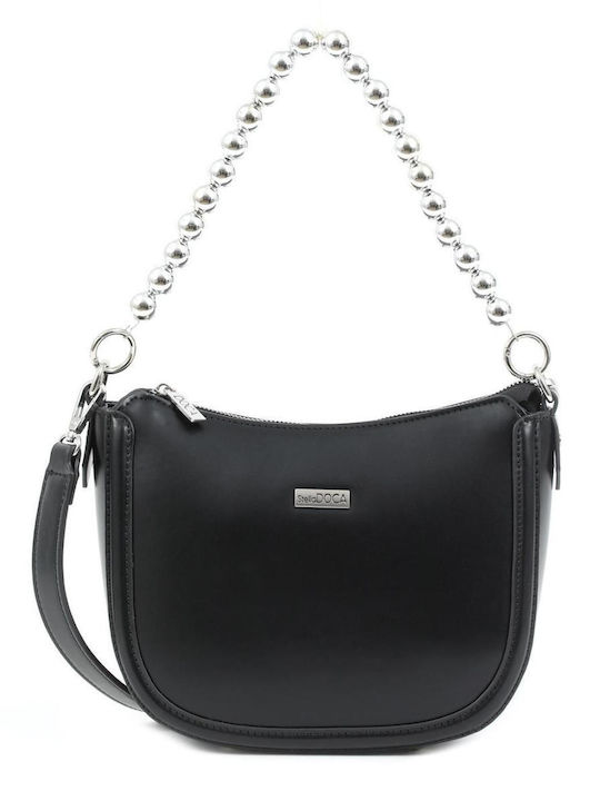 Doca Damen Tasche Schulter Schwarz