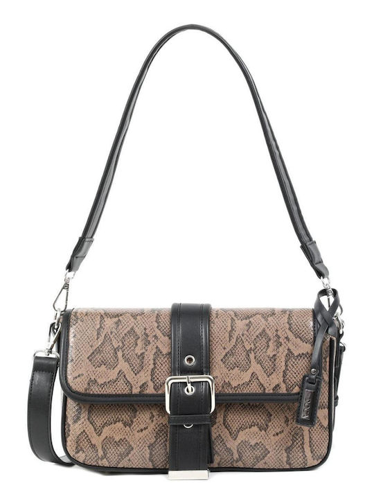 Doca Damen Tasche Schulter Beige