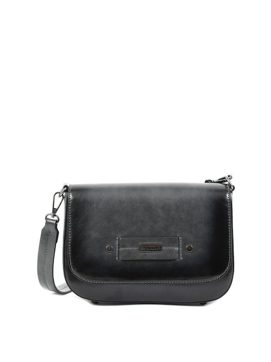 Doca Damen Tasche Crossbody Schwarz