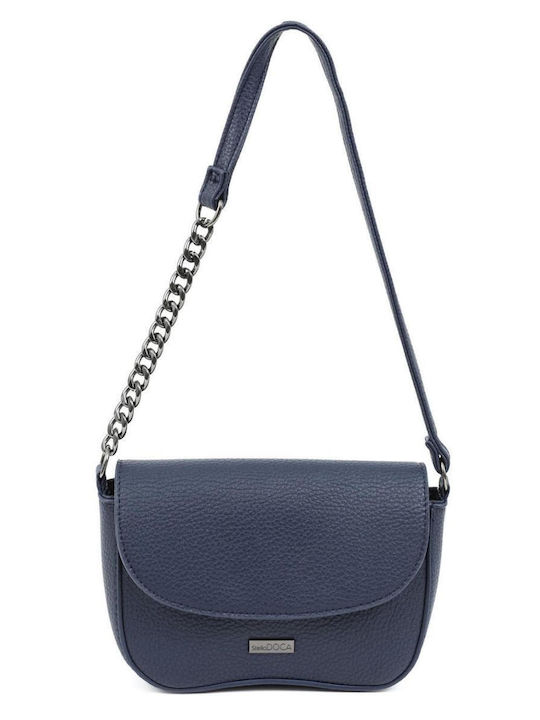 Doca Damen Tasche Schulter Blau