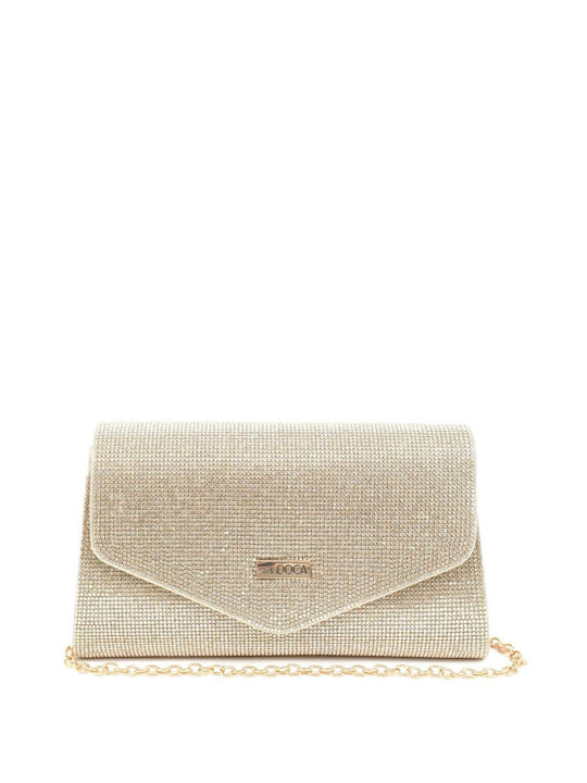 Doca Damen Tasche Hand Gold