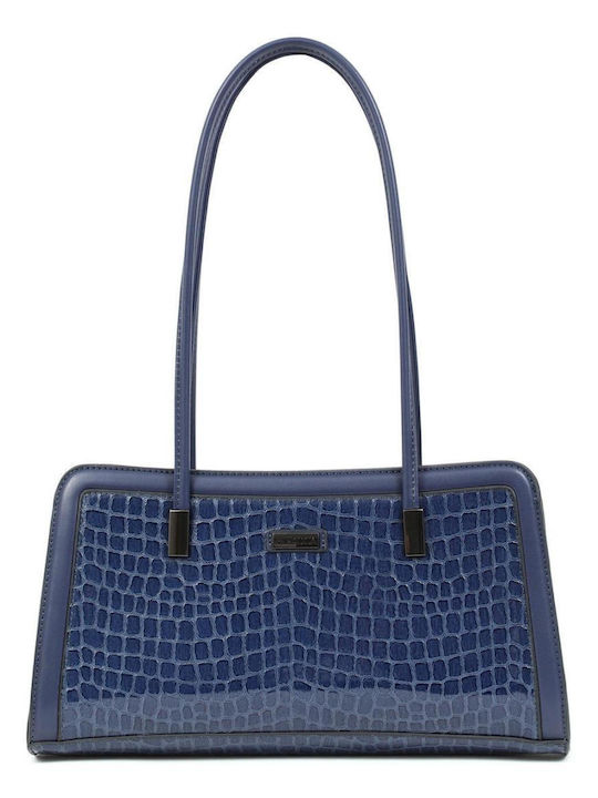 Doca Damen Tasche Schulter Blau