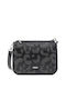 Doca Damen Tasche Crossbody Schwarz