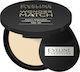 Eveline Cosmetics Eveline_wonder Match Mattierendes Kompaktpuder LSF30 01 8g