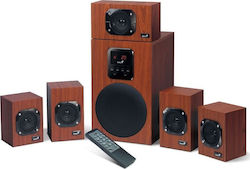 Genius SW-HF5.1 4800 V2 5.1 Speakers 120W Brown