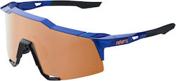 100% Cycling Glasses Speedcraft with Blue Frame...