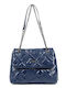 Doca Damen Tasche Schulter Blau