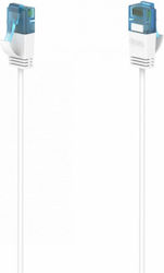 HAMA 00200690 U/UTP Cat.6a Καλώδιο Ethernet 3m Λευκό