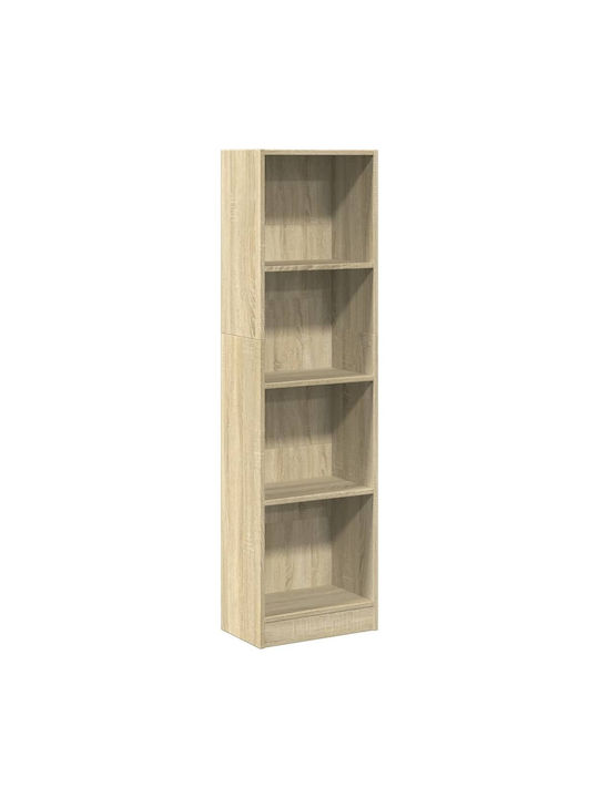 Bookcase Coffee 40x24x143cm