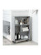 Bibliothek Grau 48x13x68cm