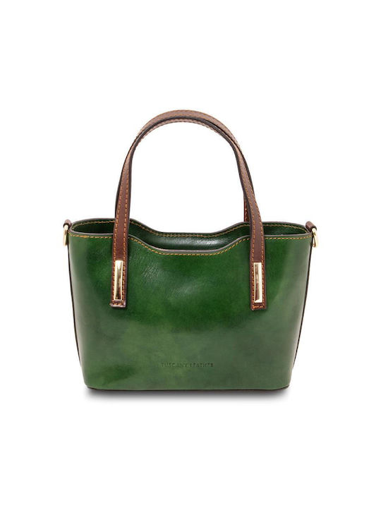 Tuscany Leather De piele Geantă de damă De umăr Maro TL142406