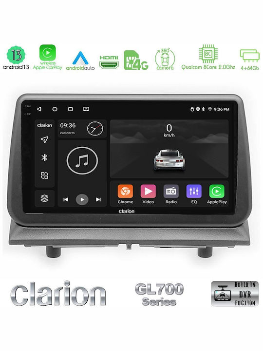Clarion Ηχοσύστημα Αυτοκινήτου Dodge Nitro 2007-2011 (Bluetooth/USB/WiFi/GPS/Apple-Carplay/Android-Auto)