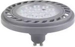 Es111 Gu10 15 Led 9w S Ww 30s Warm White Ar111 Grey Housing