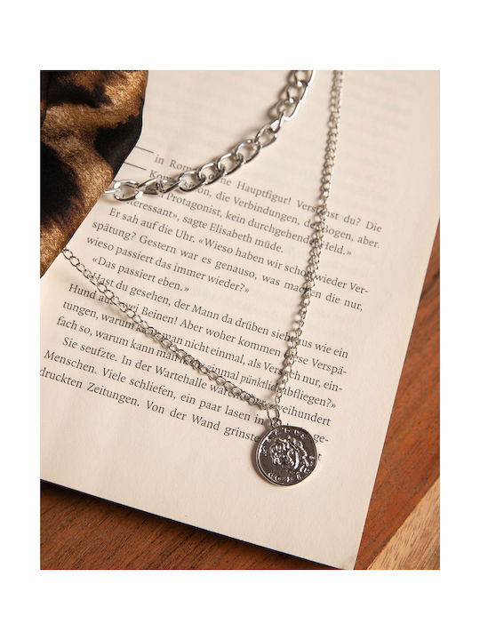 Rock Club Necklace Double