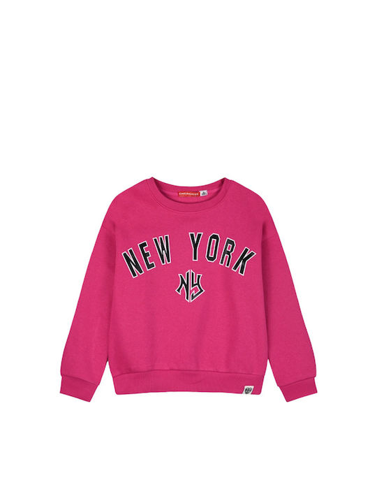 Kinder-Sweatshirt Fuchsia