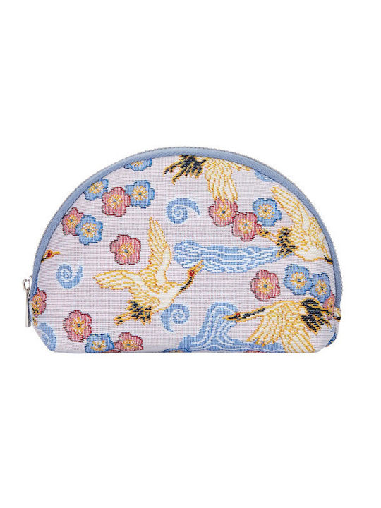 Signare Toiletry Bag Japanese Crane in Multicolour color