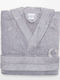 Borea Bathrobe with Hood Grey 420gr/m²