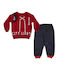Kids Sweatpants Set Red 2pcs