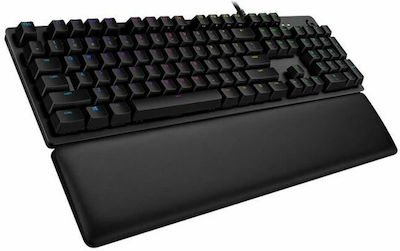 Logitech G513 Gaming Mechanical Keyboard with GX Brown switches and RGB lighting (French)