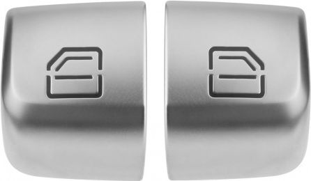 W204 S20 Switch Button Превключвател за прозорци на автомобил за Mercedes-Benz C Class Сребрист