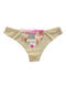 Damen String-Slips An30 Beige