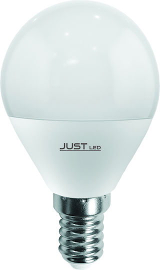 Just LED LED-Lampe 6W für Fassung E14 und Form G45 Warmes Weiß 660lm