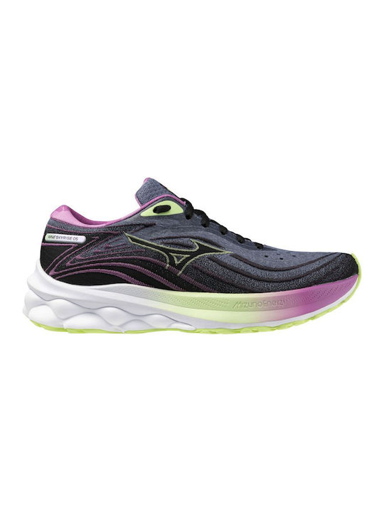 Mizuno Wave Skyrise 5 Roxy Γυναικεία Αθλητικά Παπούτσια Running Wild Wind / Black / Rosebud