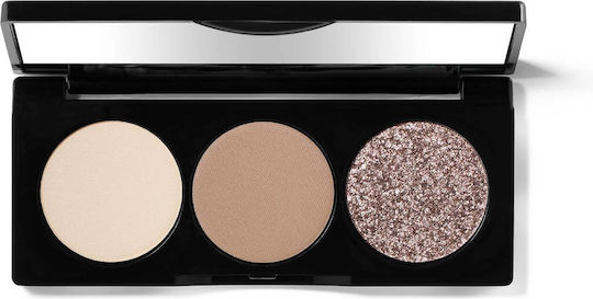 Bobbi Brown Essential Trios Палитра със Сенки за Очи Матов в Твърда Форма Everyday Greys 6гр