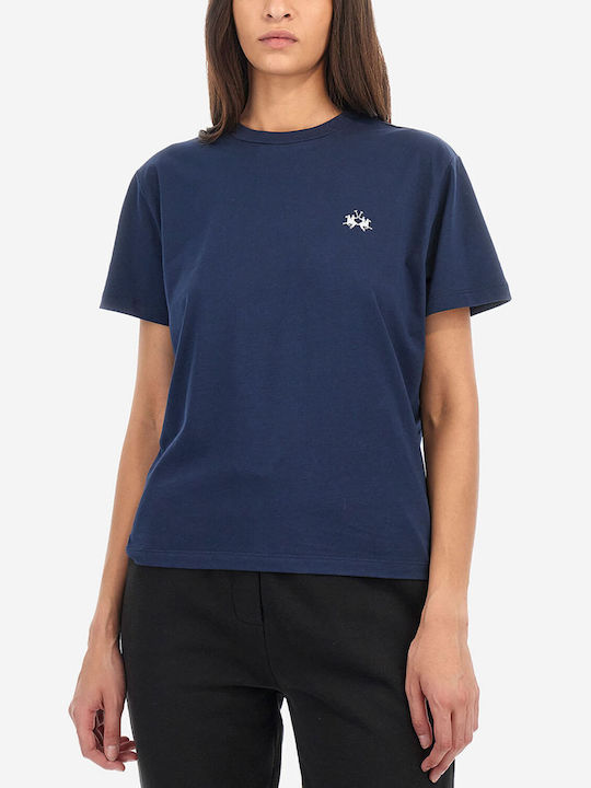 La Martina Damen T-shirt Navy