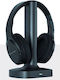 Roadstar Wireless / Wired On Ear Headphones with 12 hours of Operation Black
