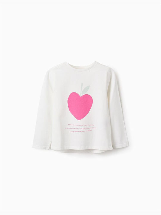 Zippy Kids Blouse Long Sleeve White