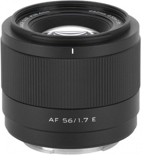 Viltrox Crop Camera Lens AF 56mm f/1.7 Fixed for Sony E Mount Black