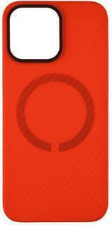 Tactical Magforce Aramid Задна корица Aramid Fiber 0.8мм Червен (iPhone 16 Pro Max)