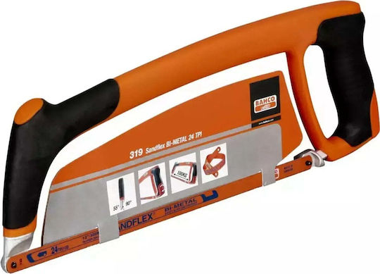 Bahco Frame Saw Blade 300mm +3pcs 3906-24 Spare Blades