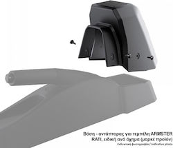 Rati Armster Βάση Στήριξης Τεμπέλη Αυτοκινήτου Υφασμάτινος Συμβατή με Toyota Yaris 2020 σε Μαύρο Χρώμα