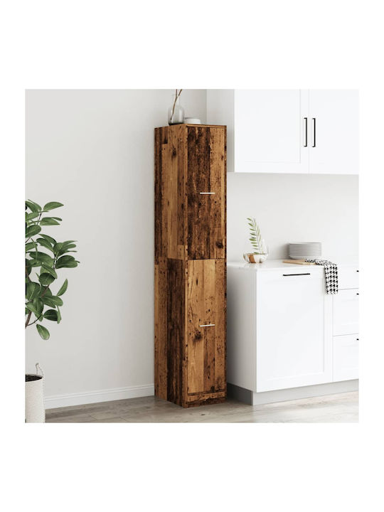 Bodenstehender Schrank Coffee 30x41x174.5cm