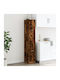 Bodenstehender Schrank Coffee 30x41x174.5cm