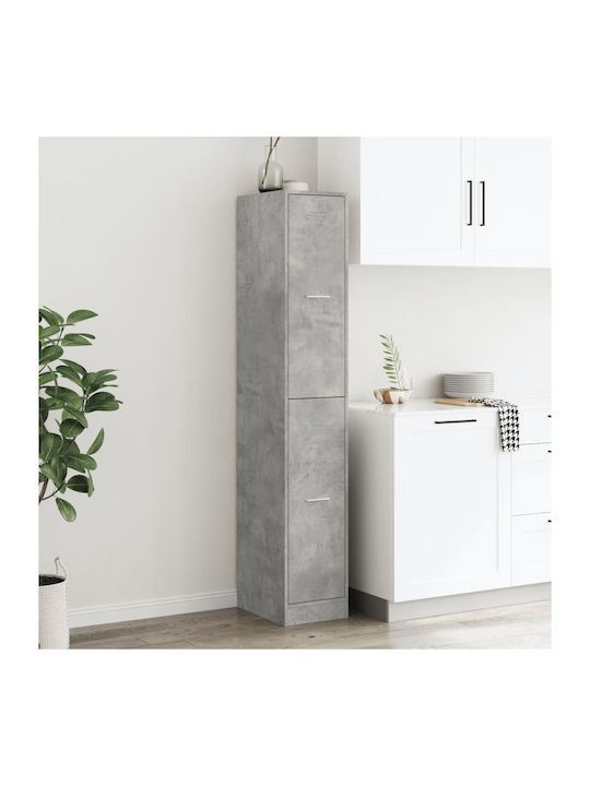 Bodenstehender Schrank Gray 30x41x174.5cm