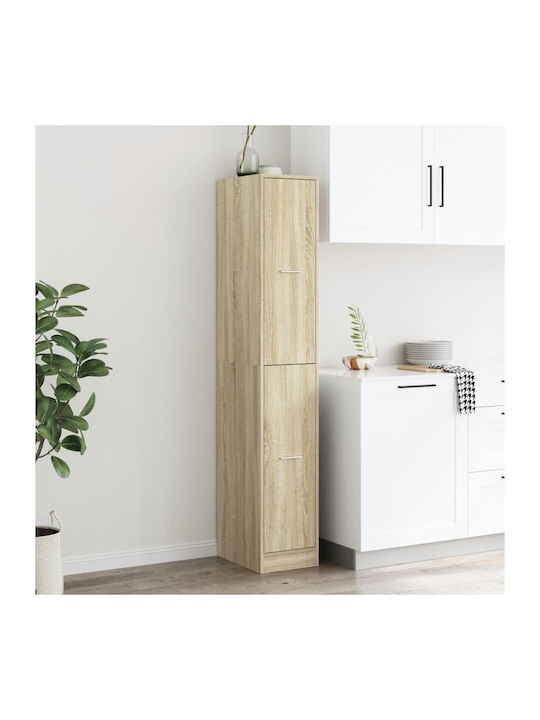 Bodenstehender Schrank Coffee 30x41x174.5cm
