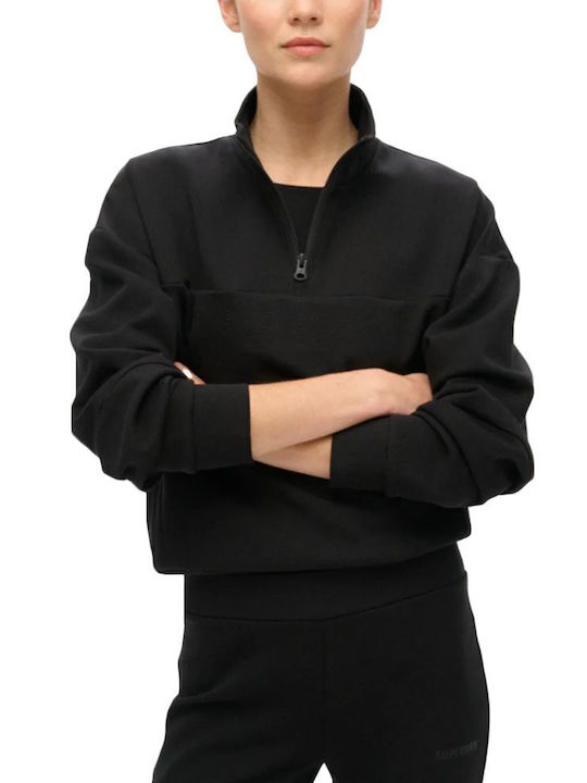 Lung Hanorac pentru femei Black